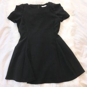 Anthro Mool [mu:l] flare dress w/ pointed shoulder